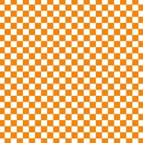 orange checkerboard tiny. 