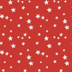 Red & White Liberty Patriotic Stars