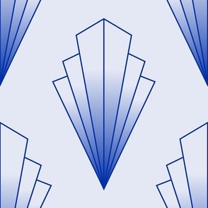 Light Yves Klein Blue Art Deco Diamond | Large