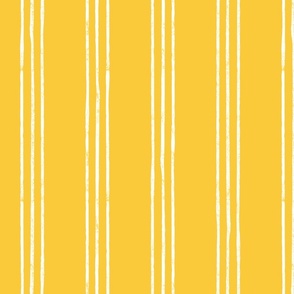 (jumbo scale) Triple Stripes - sunshine yellow - LAD24