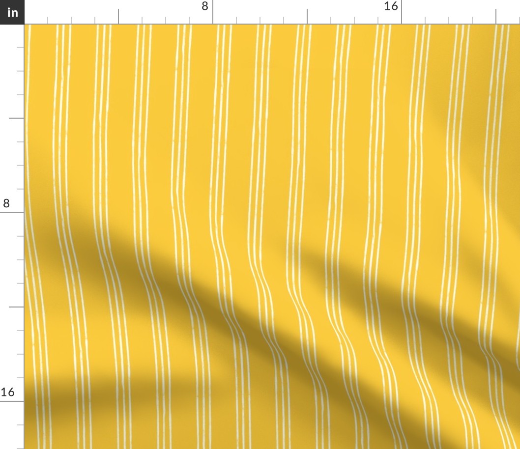 Triple Stripes - sunshine yellow - LAD24