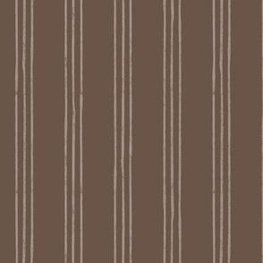 Triple Stripes - brown - LAD24
