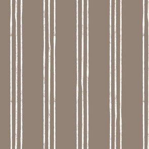 (jumbo scale) Triple Stripes - taupe - LAD24