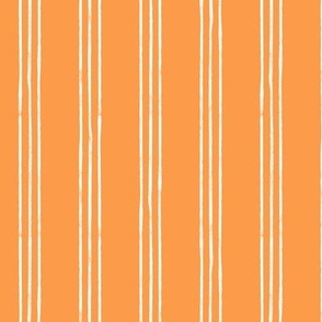 Triple Stripes - tangerine - LAD24