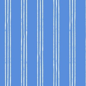 Triple Stripes - white/ summer blue - LAD24