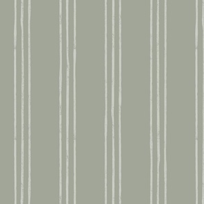 (jumbo scale) Triple Stripes - soft green - LAD24