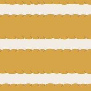 Lasagna Stripes on Ivory - medium 