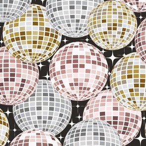 Dance Floor Disco Balls - Rose Gold, Silver, Gold