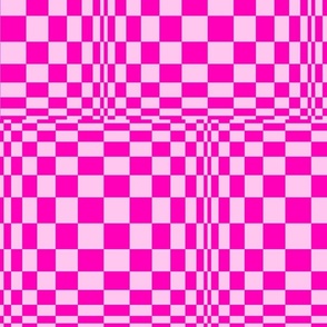 Malibu Pink  Pillow Pop Illusion Medium Scale Half Brick