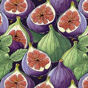 Green and Purple Figs