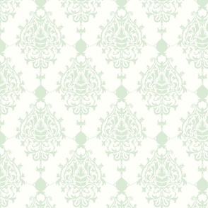 Royal Victorian in Pastel Green -Medium Print