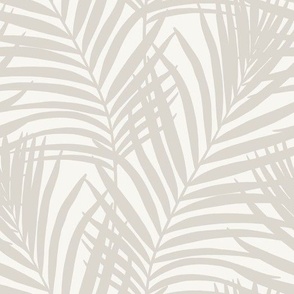 Coastal Palm Leaves - Warm Minimalist 1B