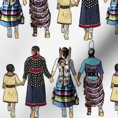 indigenous Women's regalia generations