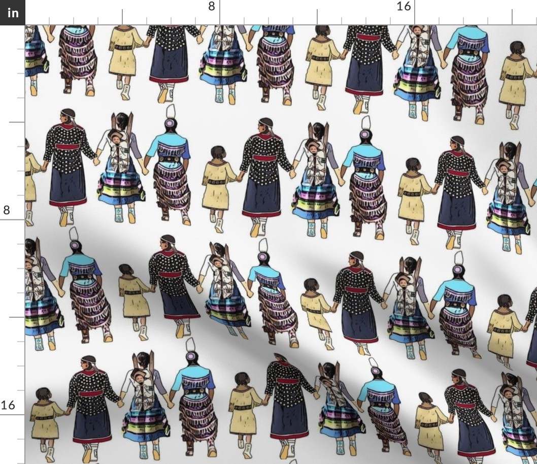 indigenous Women's regalia generations