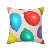 PARTY BALLOONS Fun Festive Multi-Colour Party Decorations - LARGE SCALE - UnBlink Studio by Jackie Tahara
