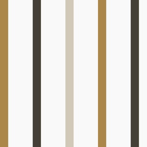 Gold Beige and Black Stripes (Large Scale)