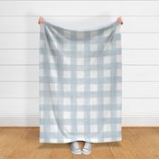 (L) Watercolor Gingham Plaid in Light Blue