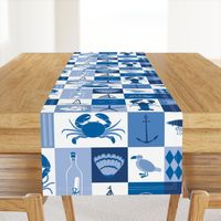 Coastal Lobster Blue Tiles