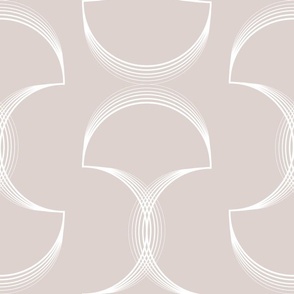(L) Modern Geometric - Beige Wallpaper Neutral Colors Monochrome Monochromatic Earth Tones Sophisticated Minimalist Elegant