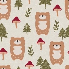 small forest bears / light taupe