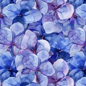 Elegant Watercolor Periwinkle Flowers