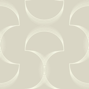 (L) Modern Geometric - Light Olive Green Wallpaper Neutral Colors Monochrome Monochromatic Muted Colors Sophisticated Minimalist Elegant