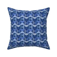 Mid-Century Shapes - Blue Small