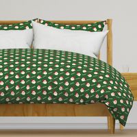 HOHOHO Retro Santa Claus - Pine Green