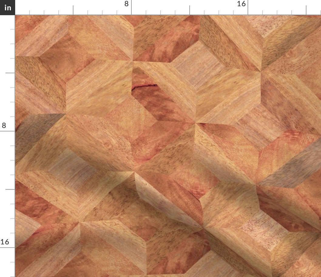 Woodgrain Parquetry {Cedar} large