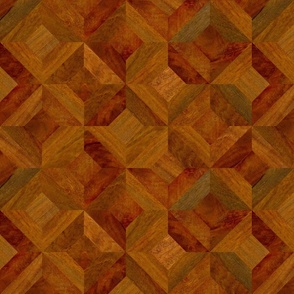 Woodgrain Parquetry {Rosewood} medium