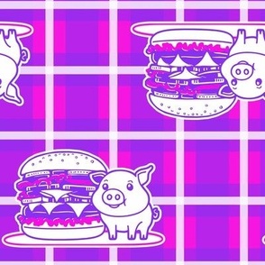 Pig Burger Pink