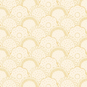 Vintage Tea Biscuits | Cream and Yellow | Elisabeth collection | Grandmillennial | 12