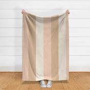 Large - 8" wide Awning Stripes - Peach Puree - Honey Peach - Pristine