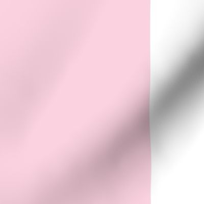 Large - 6" wide Awning Stripes - Blush Pink - White