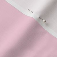 Large - 6" wide Awning Stripes - Blush Pink - White