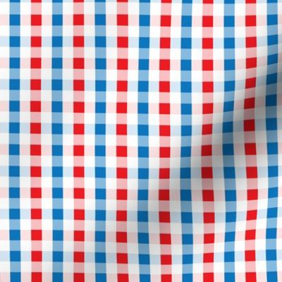 pawtriotic dogs – gingham in american colors | tiny
