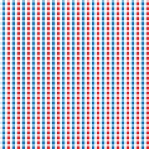 pawtriotic dogs – gingham in american colors | tiny