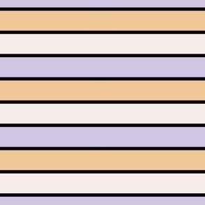 Purple orange stripe