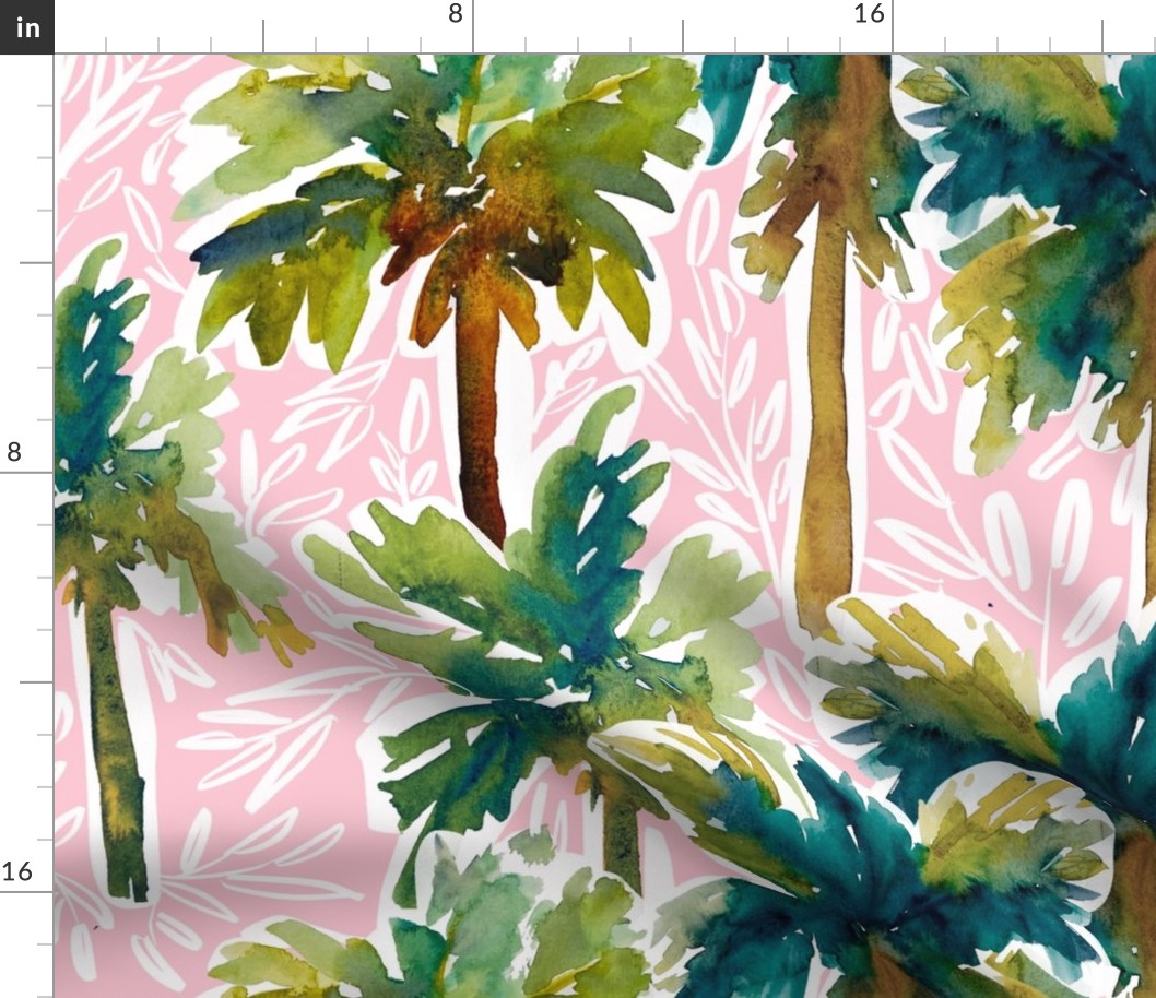 Island Palms Pink