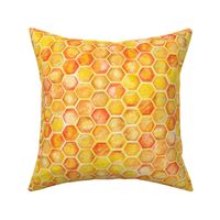 Watercolor Honeycomb