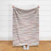 textured waves - desert / bronze pink (large scale)