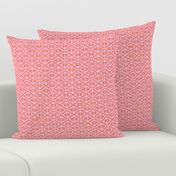 Abstract geometric kelim plaid design - moroccan traditional cloth pattern orange pink