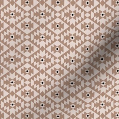 Abstract geometric kelim plaid design - moroccan traditional cloth pattern beige neutral sand