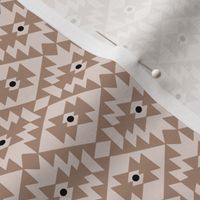 Abstract geometric kelim plaid design - moroccan traditional cloth pattern beige neutral sand