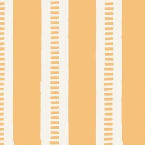 L Vertical Beach Stripes - Yellow - awning stripes