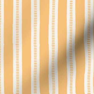 M Vertical Beach Stripes - Yellow - awning stripes