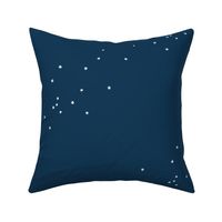 medium - Stars on the night sky - Milky Way - light blue on prussian blue