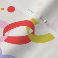 XL / Rainbow Paper Chain Garland