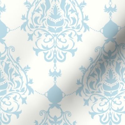 Royal Victorian in Pastel Blue - Medium Print