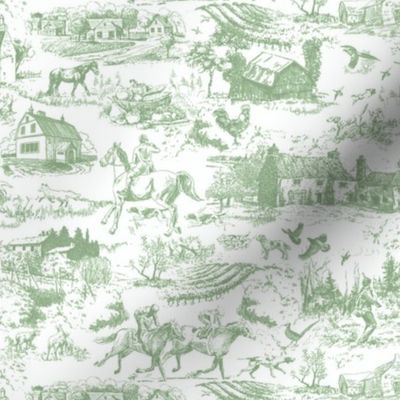 Totally Toile_Mint Green